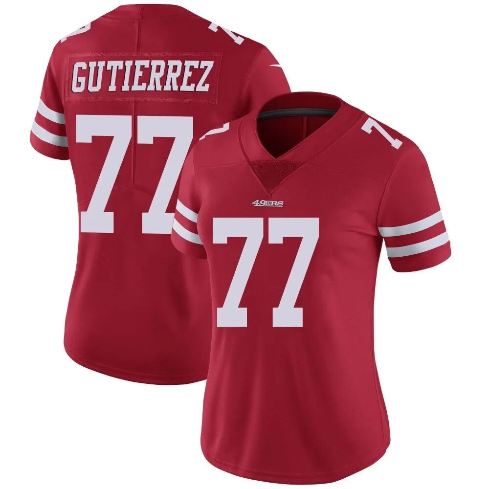 Alfredo Gutierrez Women's San Francisco 49ers Nike Team Color Vapor Untouchable Jersey - Limited Red
