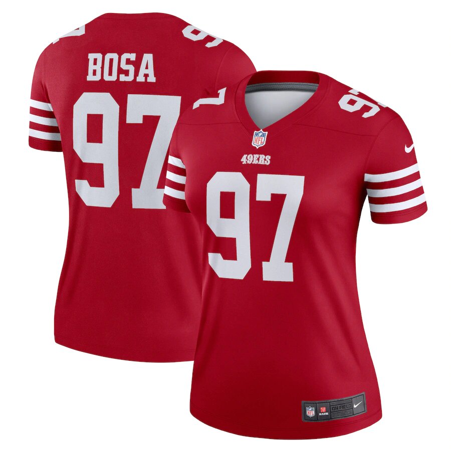 Women's San Francisco 49ers Nick Bosa Nike Scarlet Legend Jersey