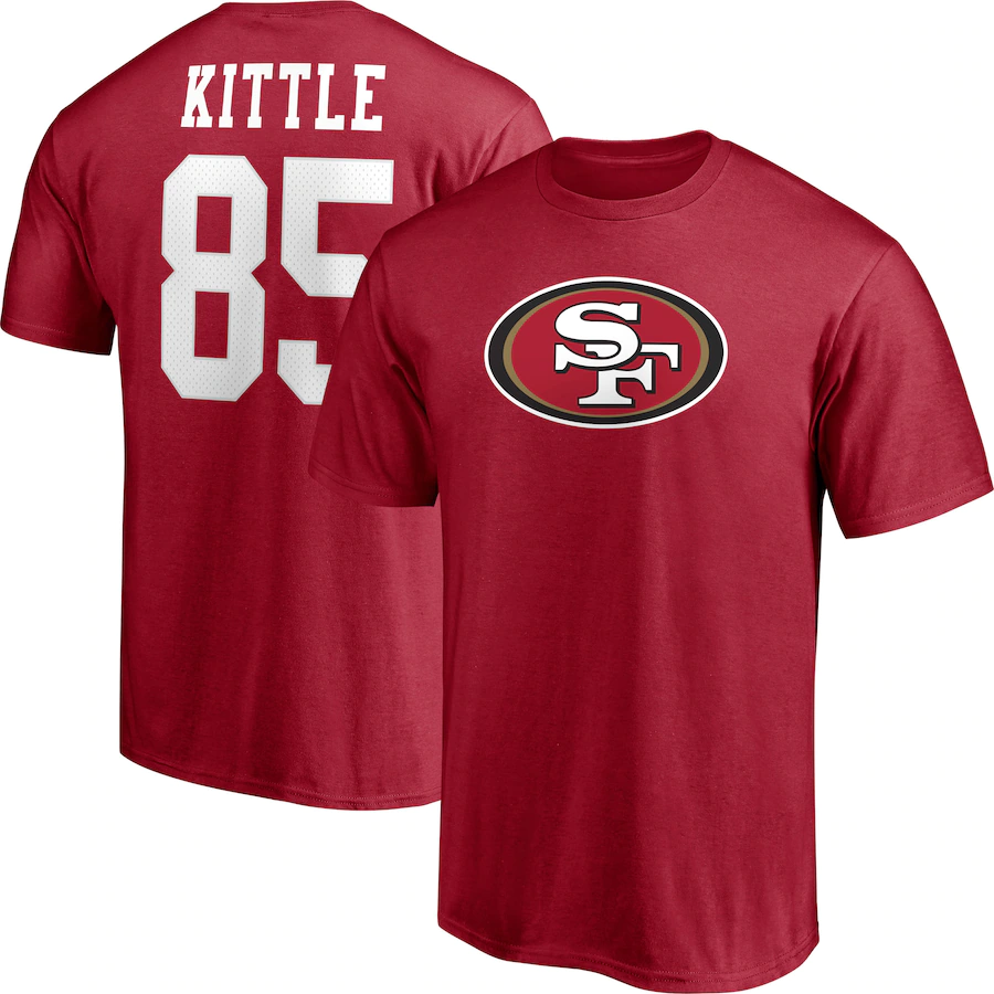 George Kittle T-Shirts, NFL San Francisco 49ers George Kittle T-Shirts